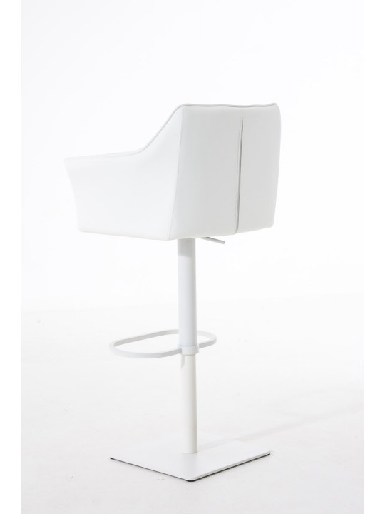 Tabouret de bar Damaso W, blanc