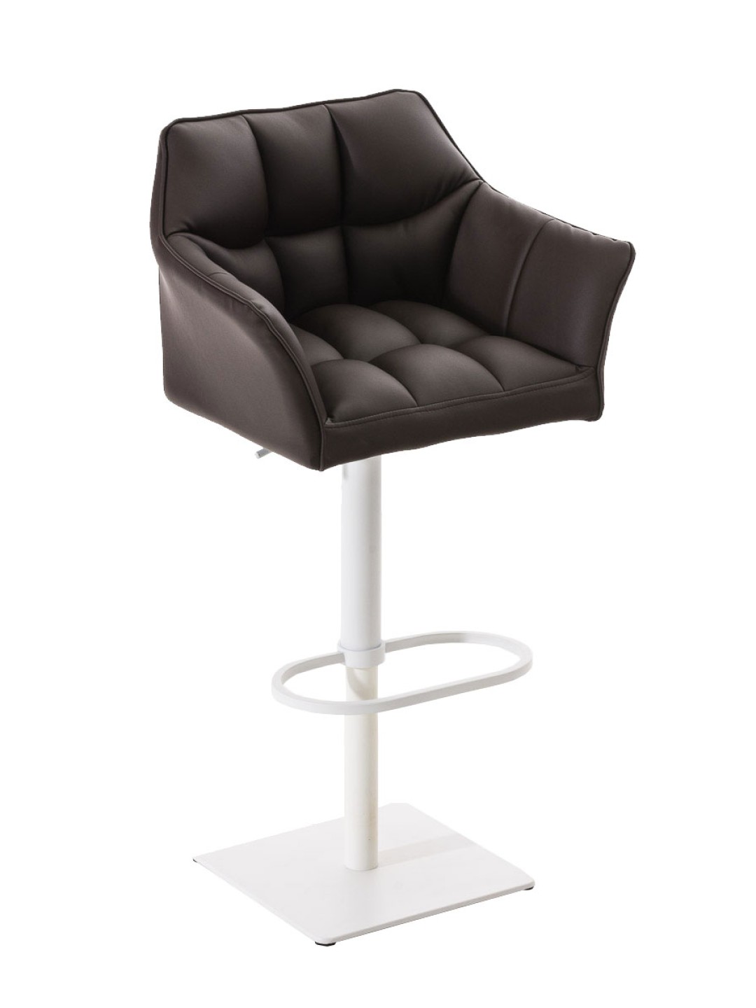 Tabouret de bar Damaso W, brun