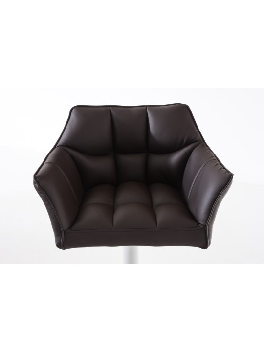 Tabouret de bar Damaso W, brun
