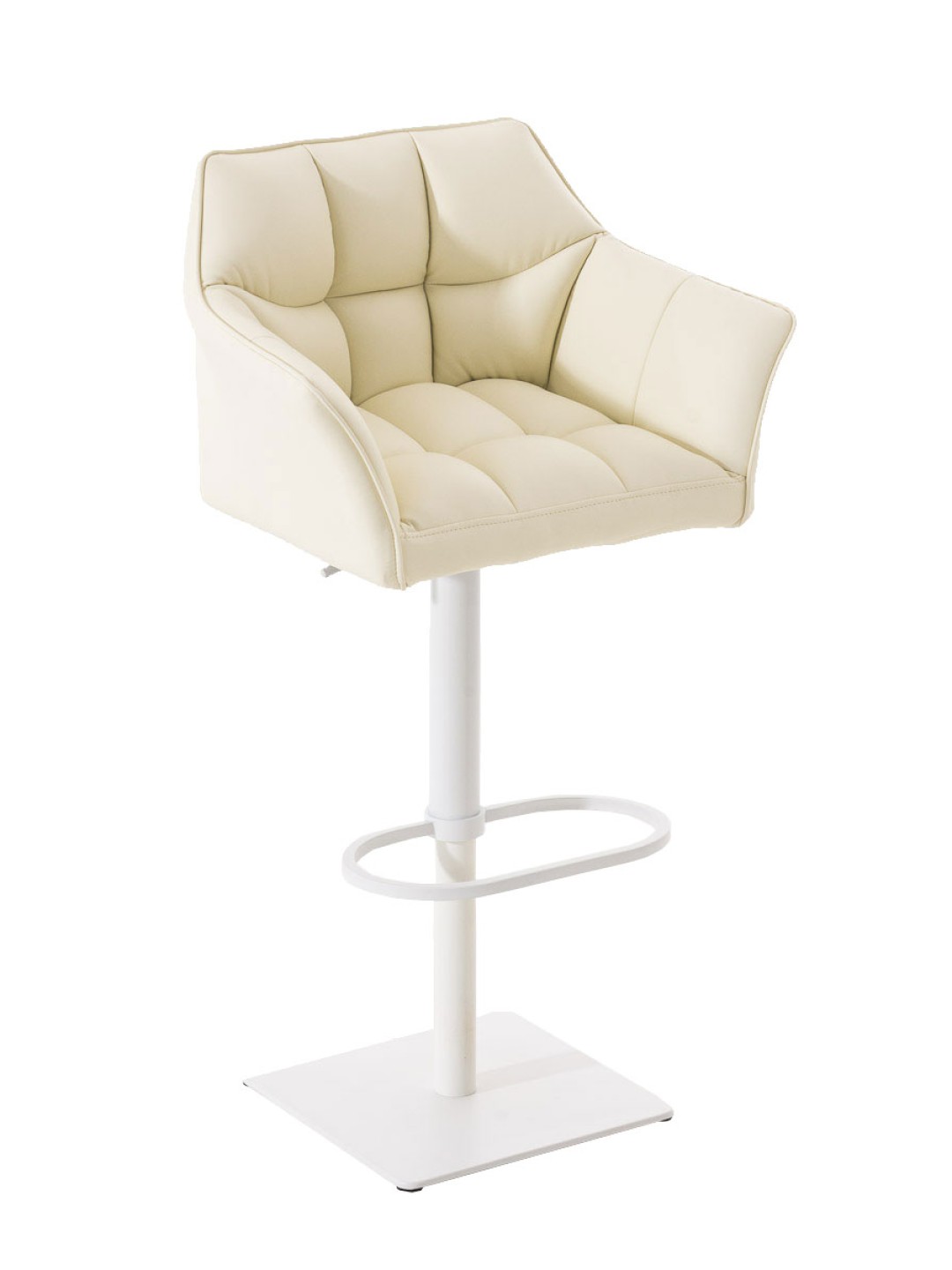Tabouret de bar Damaso W, crème