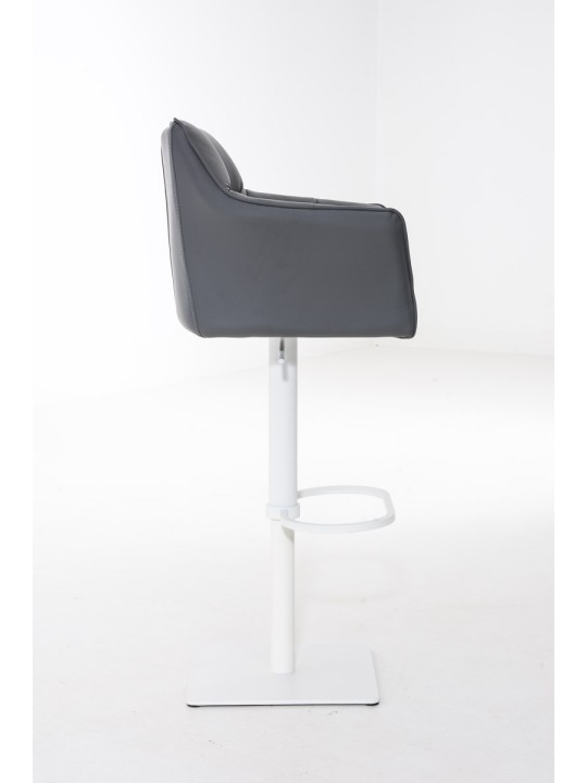 Tabouret de bar Damaso W, gris