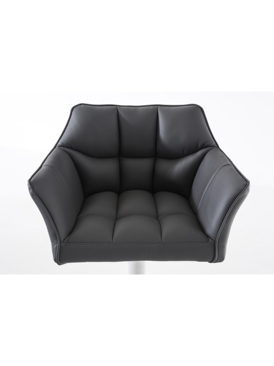 Tabouret de bar Damaso W, gris