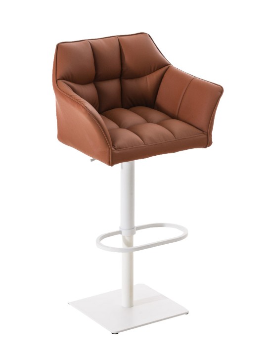 Tabouret de bar Damaso W, brun clair