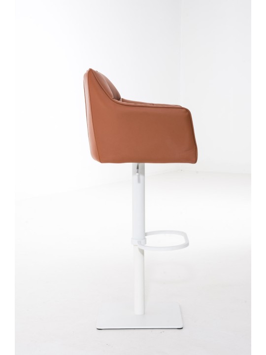 Tabouret de bar Damaso W, brun clair