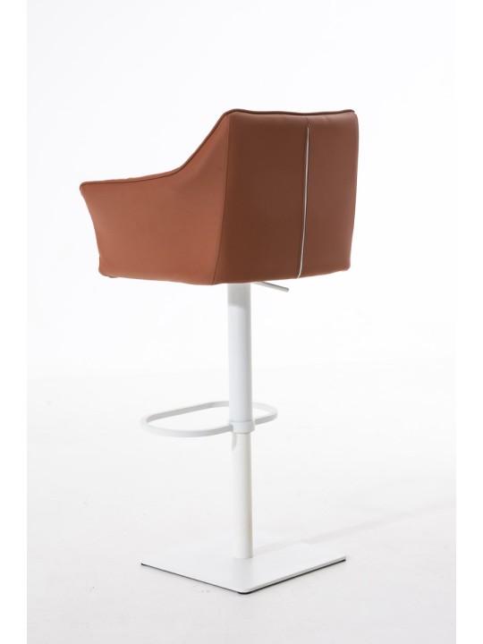 Tabouret de bar Damaso W, brun clair