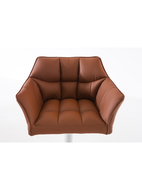 Tabouret de bar Damaso W, brun clair