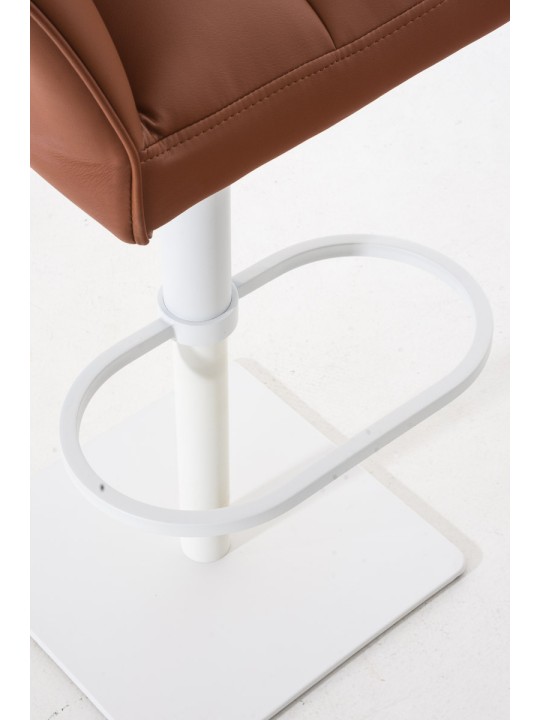 Tabouret de bar Damaso W, brun clair