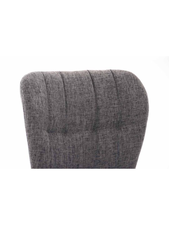 Chaise Elda tissu naturel, gris clair