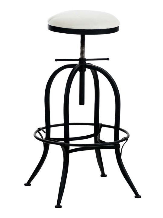 Tabouret de bar Radong, noir