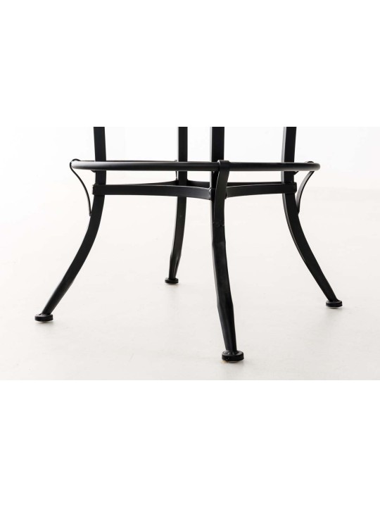 Tabouret de bar Radong, noir
