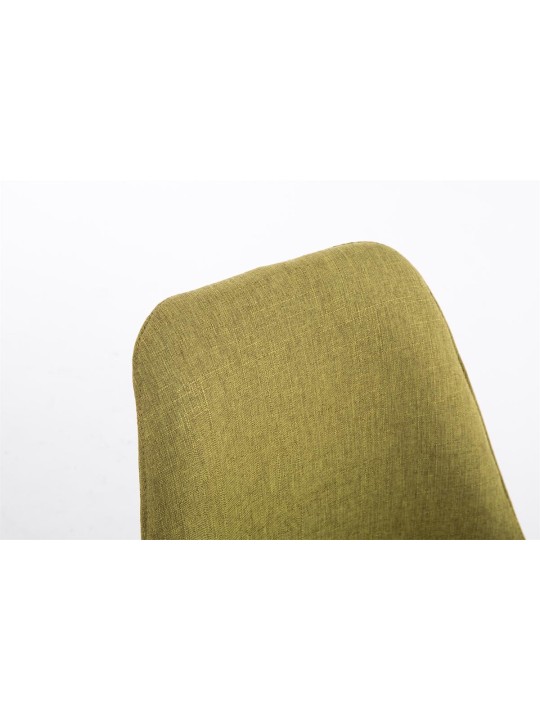 Chaise visiteur Toulouse tissu Natura Square, vert