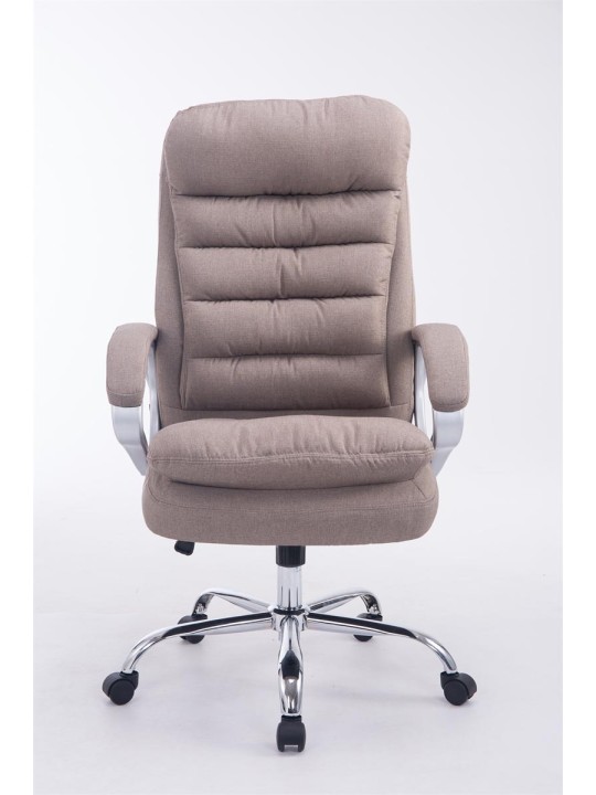 Chaise de bureau BIG Vancouver tissu, taupe Chaise de bureau BIG Vancouver tissu, taupe
