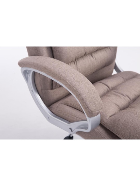 Chaise de bureau BIG Vancouver tissu, taupe Chaise de bureau BIG Vancouver tissu, taupe