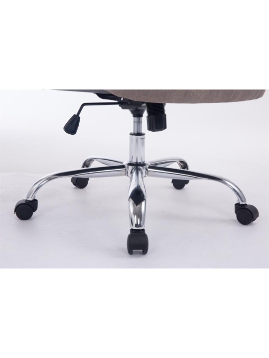 Chaise de bureau BIG Vancouver tissu, taupe Chaise de bureau BIG Vancouver tissu, taupe