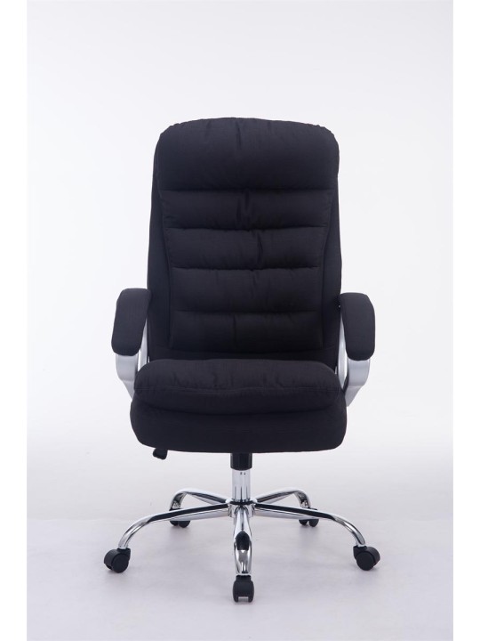 Chaise de bureau BIG Vancouver tissu, noir