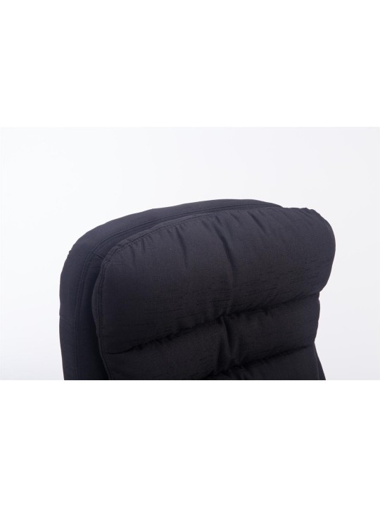 Chaise de bureau BIG Vancouver tissu, noir
