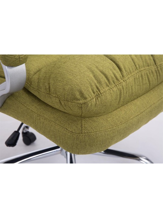 Chaise de bureau BIG Vancouver tissu, vert