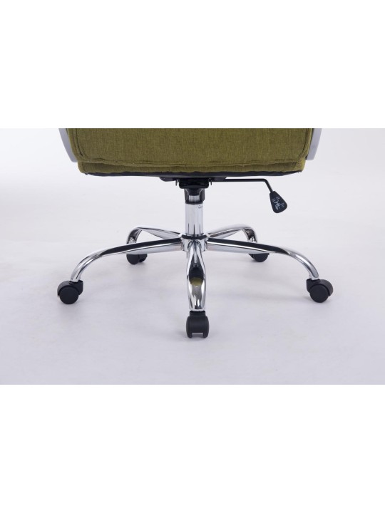 Chaise de bureau BIG Vancouver tissu, vert