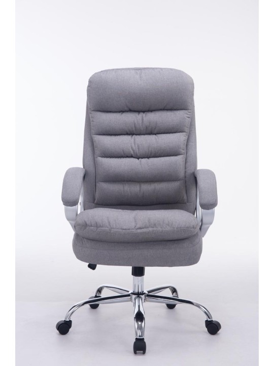 Chaise de bureau BIG Vancouver tissu, gris