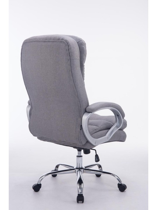 Chaise de bureau BIG Vancouver tissu, gris