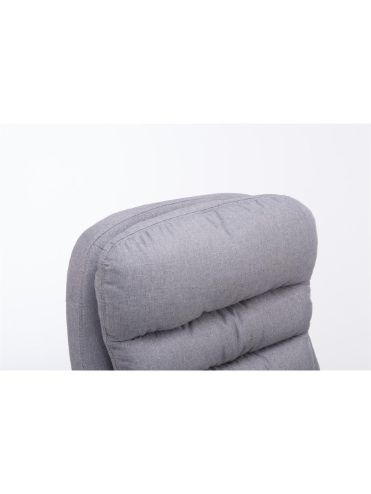 Chaise de bureau BIG Vancouver tissu, gris