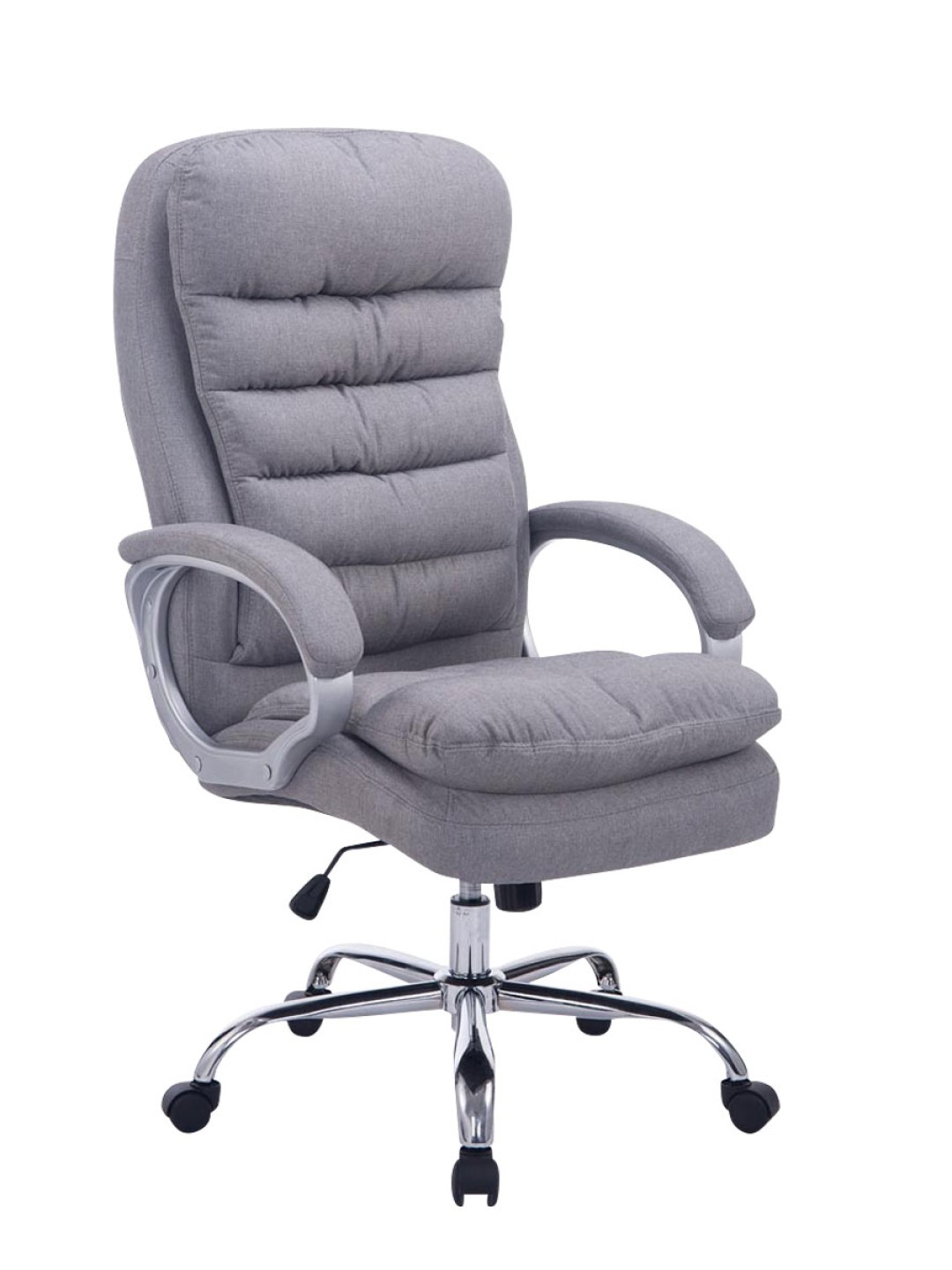 Chaise de bureau BIG Vancouver tissu, gris