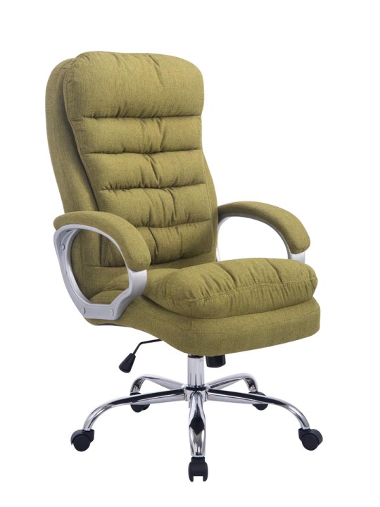 Chaise de bureau BIG Vancouver tissu, vert