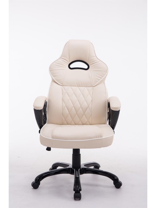 Chaise de bureau BIG XXX, crème