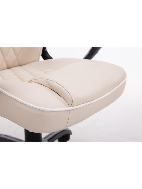 Chaise de bureau BIG XXX, crème