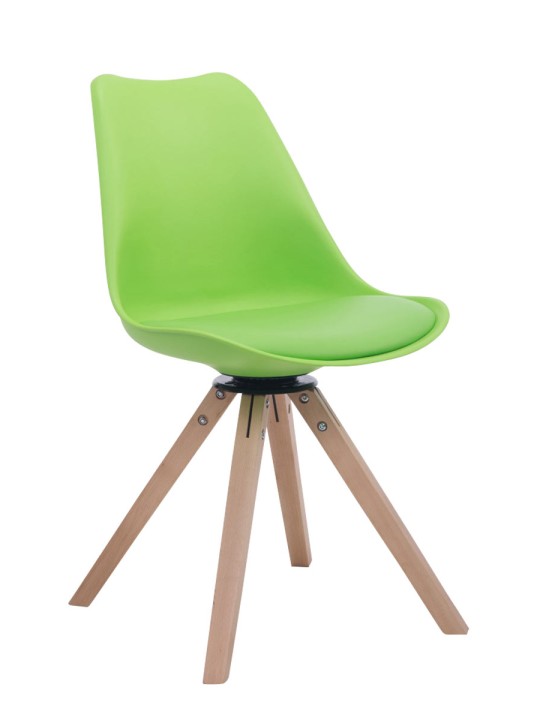 Chaise visiteur pivotante Troyes Natura Square, vert Chaise visiteur pivotante Troyes Natura Square, vert