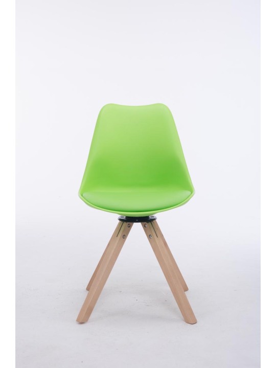 Chaise visiteur pivotante Troyes Natura Square, vert Chaise visiteur pivotante Troyes Natura Square, vert