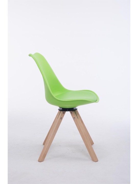 Chaise visiteur pivotante Troyes Natura Square, vert Chaise visiteur pivotante Troyes Natura Square, vert