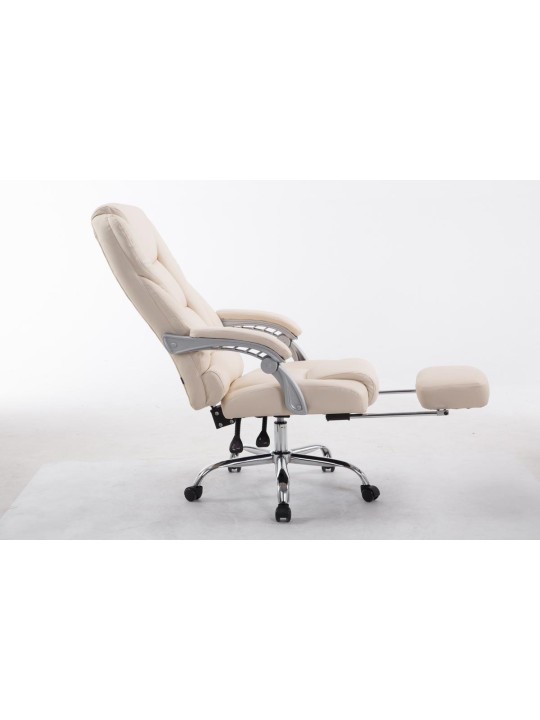 Chaise de bureau Pacific, crème