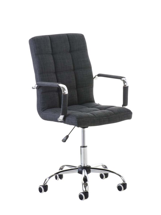 Chaise de bureau Deli V2 tissu, gris Chaise de bureau Deli V2 tissu, gris