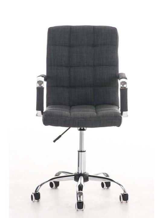 Chaise de bureau Deli V2 tissu, gris Chaise de bureau Deli V2 tissu, gris