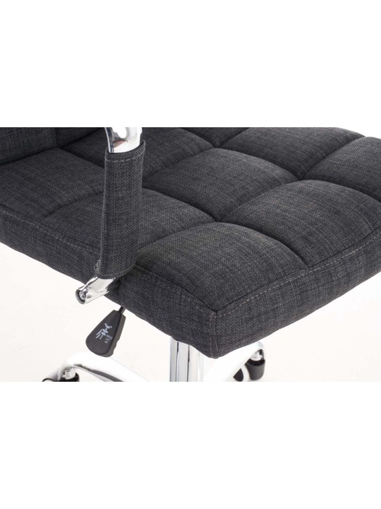 Chaise de bureau Deli V2 tissu, gris Chaise de bureau Deli V2 tissu, gris