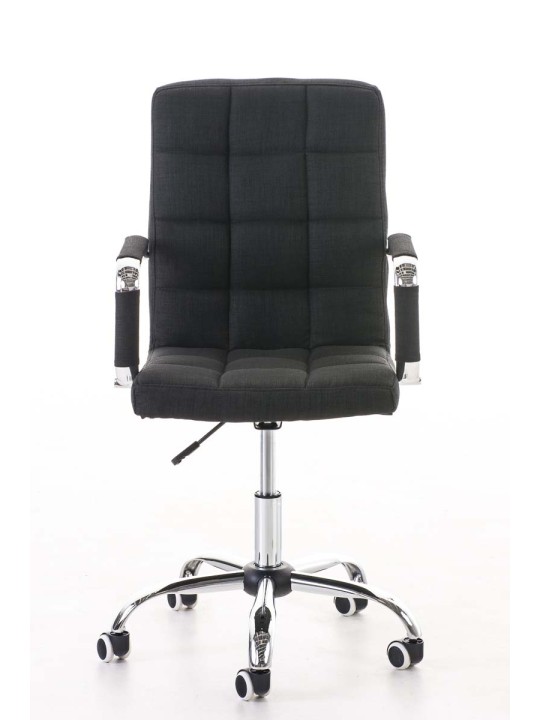 Chaise de bureau Deli V2 tissu, noir Chaise de bureau Deli V2 tissu, noir