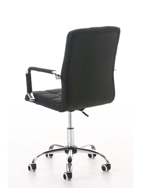 Chaise de bureau Deli V2 tissu, noir Chaise de bureau Deli V2 tissu, noir