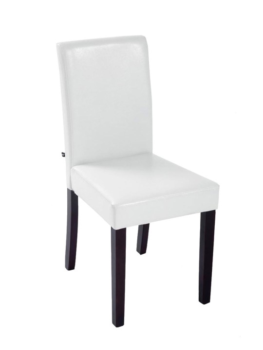 Chaise de salle à manger Ina marron clair, blanc