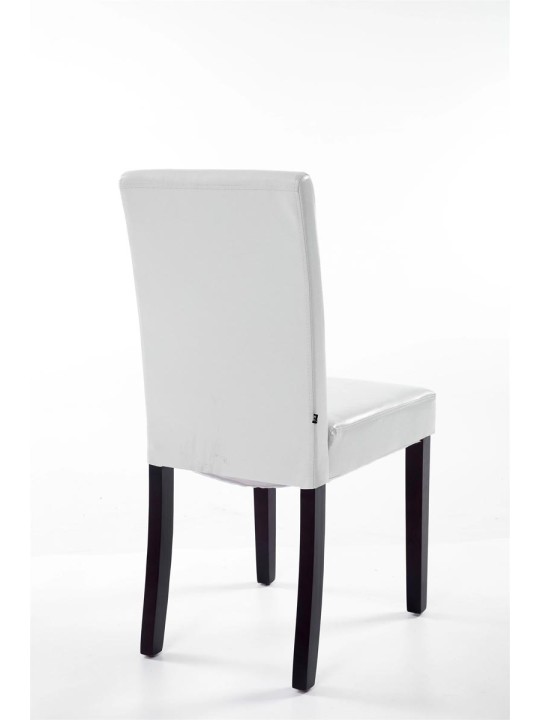 Chaise de salle à manger Ina marron clair, blanc
