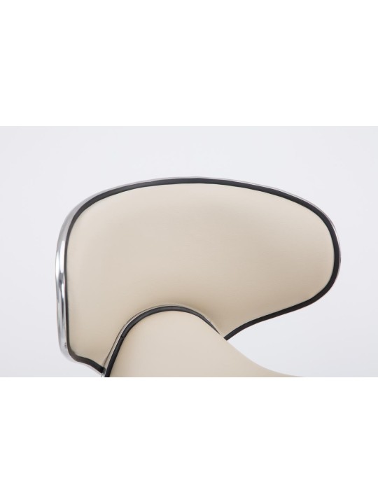 Tabouret de bar Las Vegas V2 chromé, crème Tabouret de bar Las Vegas V2 chromé, crème