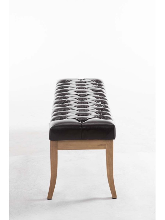 Banc Ramses simili cuir antique-clair 150, brun Banc Ramses simili cuir antique-clair 150, brun