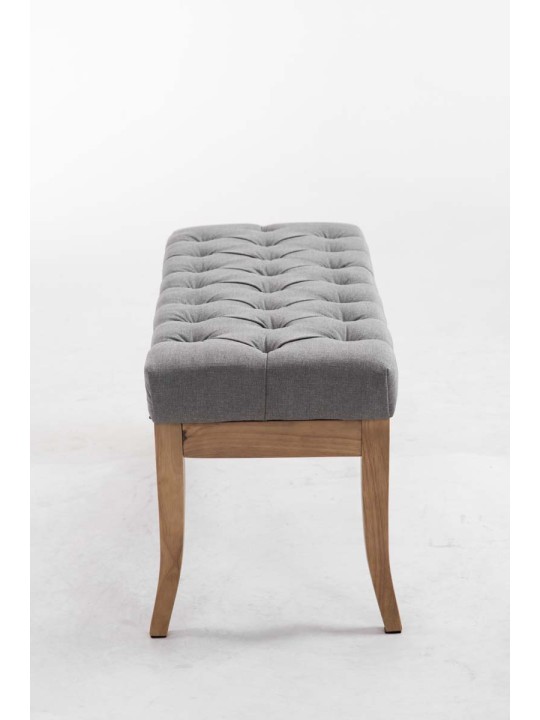 Banc Ramses tissu antique-clair 100, gris