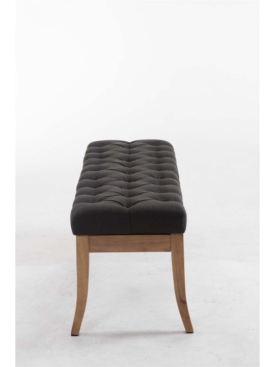Banc Ramses tissu antique-clair 120, gris foncé Banc Ramses tissu antique-clair 120, gris foncé