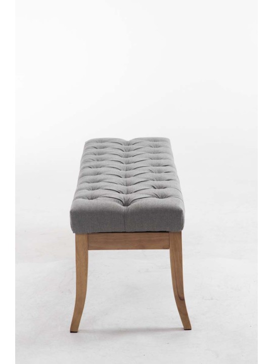 Banc Ramses tissu antique-clair 120, gris
