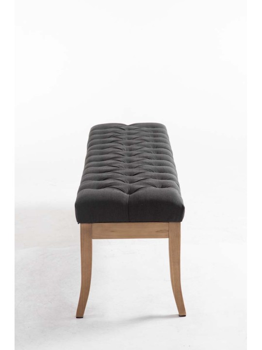 Banc Ramses tissu antique-clair 150, gris foncé Banc Ramses tissu antique-clair 150, gris foncé
