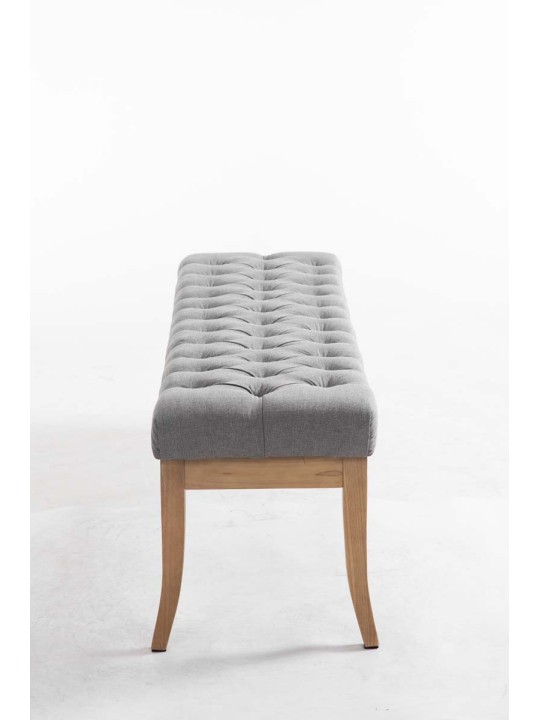 Banc Ramses tissu antique-clair 150, gris