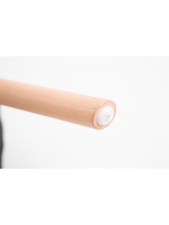 Chaise Florian tissu Natura, noir