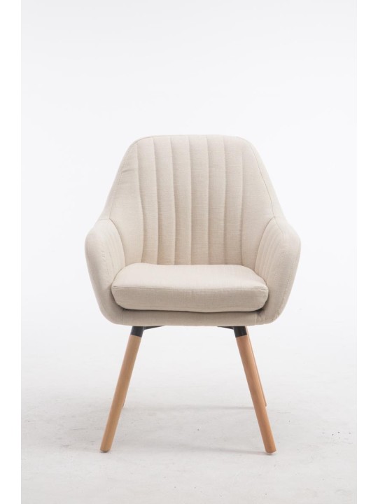 Chaise Florian tissu Natura, crème Chaise Florian tissu Natura, crème