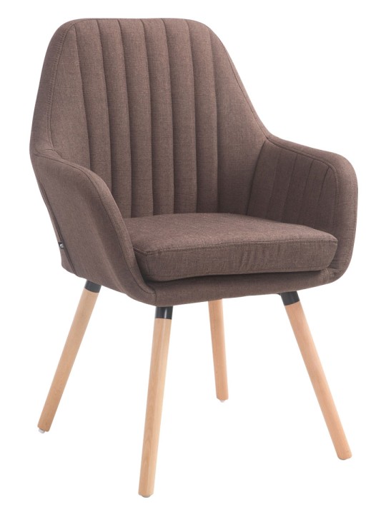 Chaise Florian tissu Natura, brun Chaise Florian tissu Natura, brun